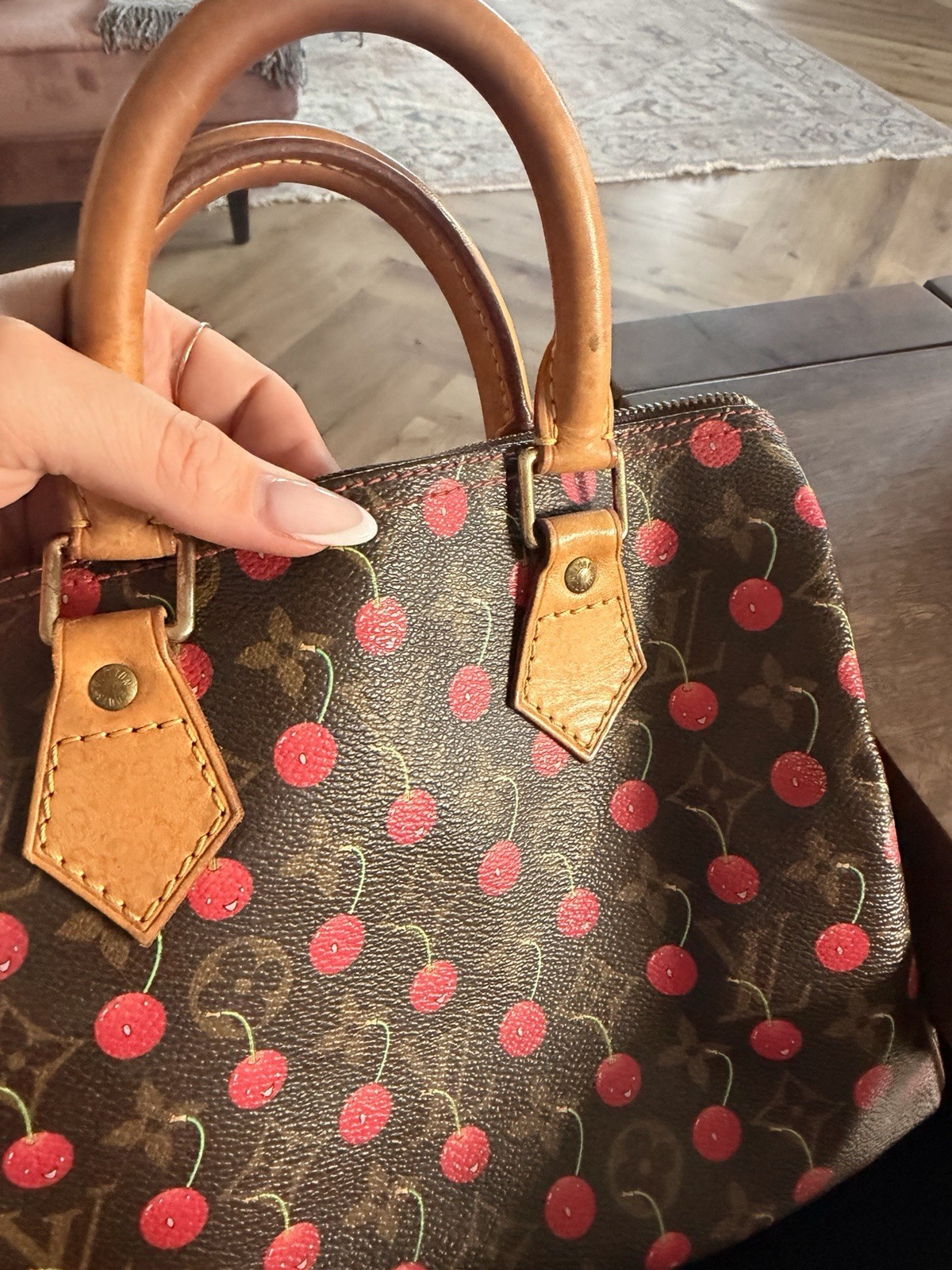 Vintage Louis Vuitton x Takashi Murkami Cheries Speedy 25