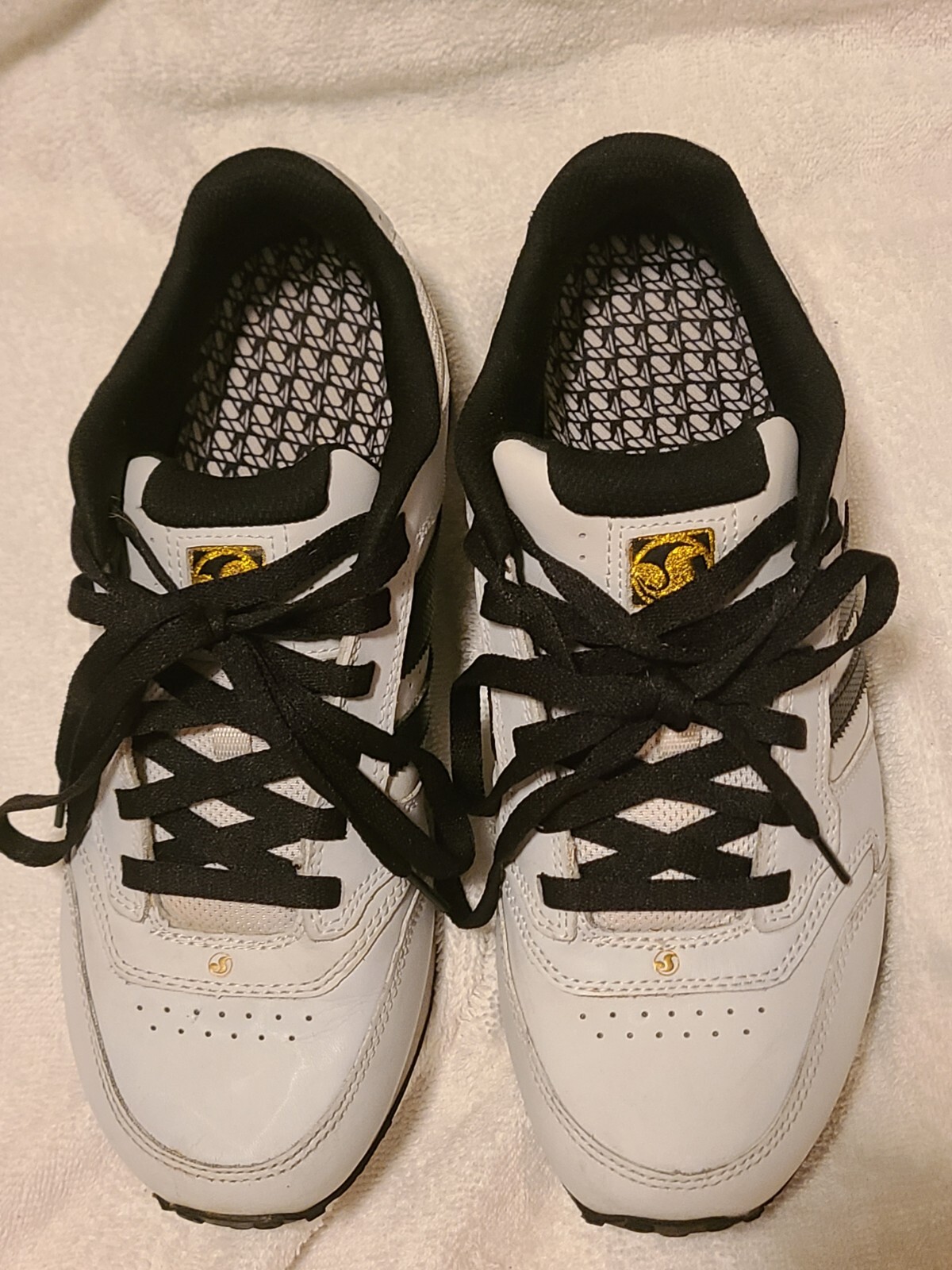 DVS Premier HO Shoe White Leather Size 10 Skate Shoes Moto Sneaker Vintage