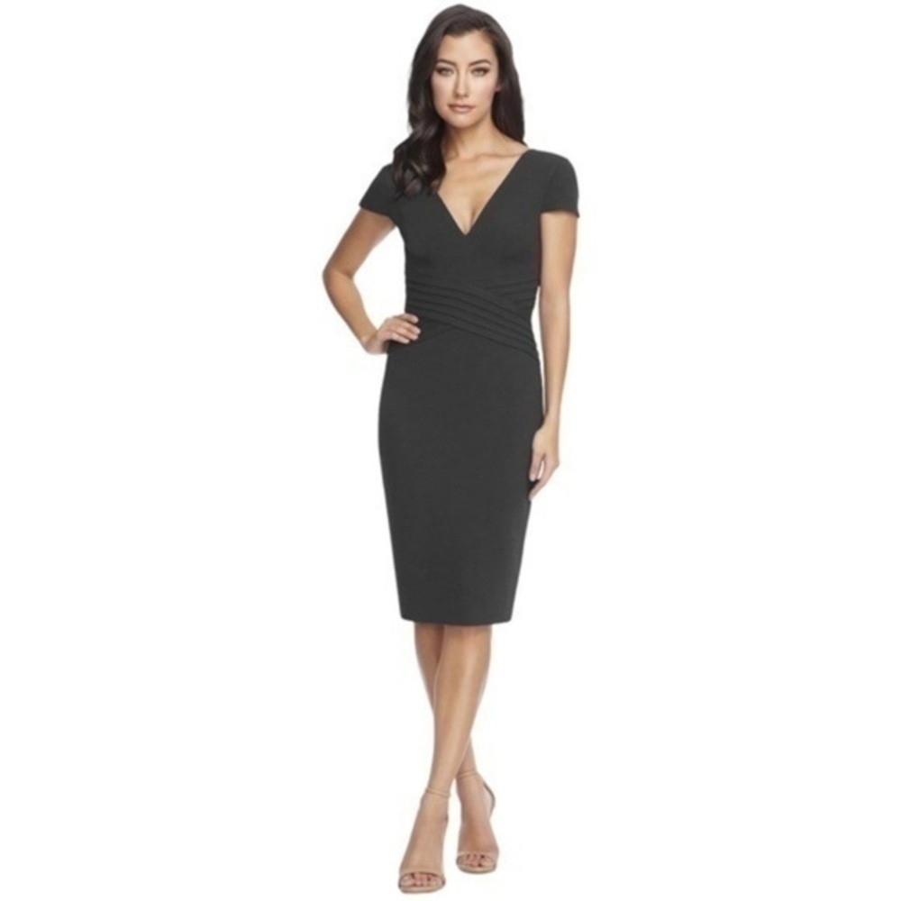 Small NWOT Dress The Population Black Dolores Dress