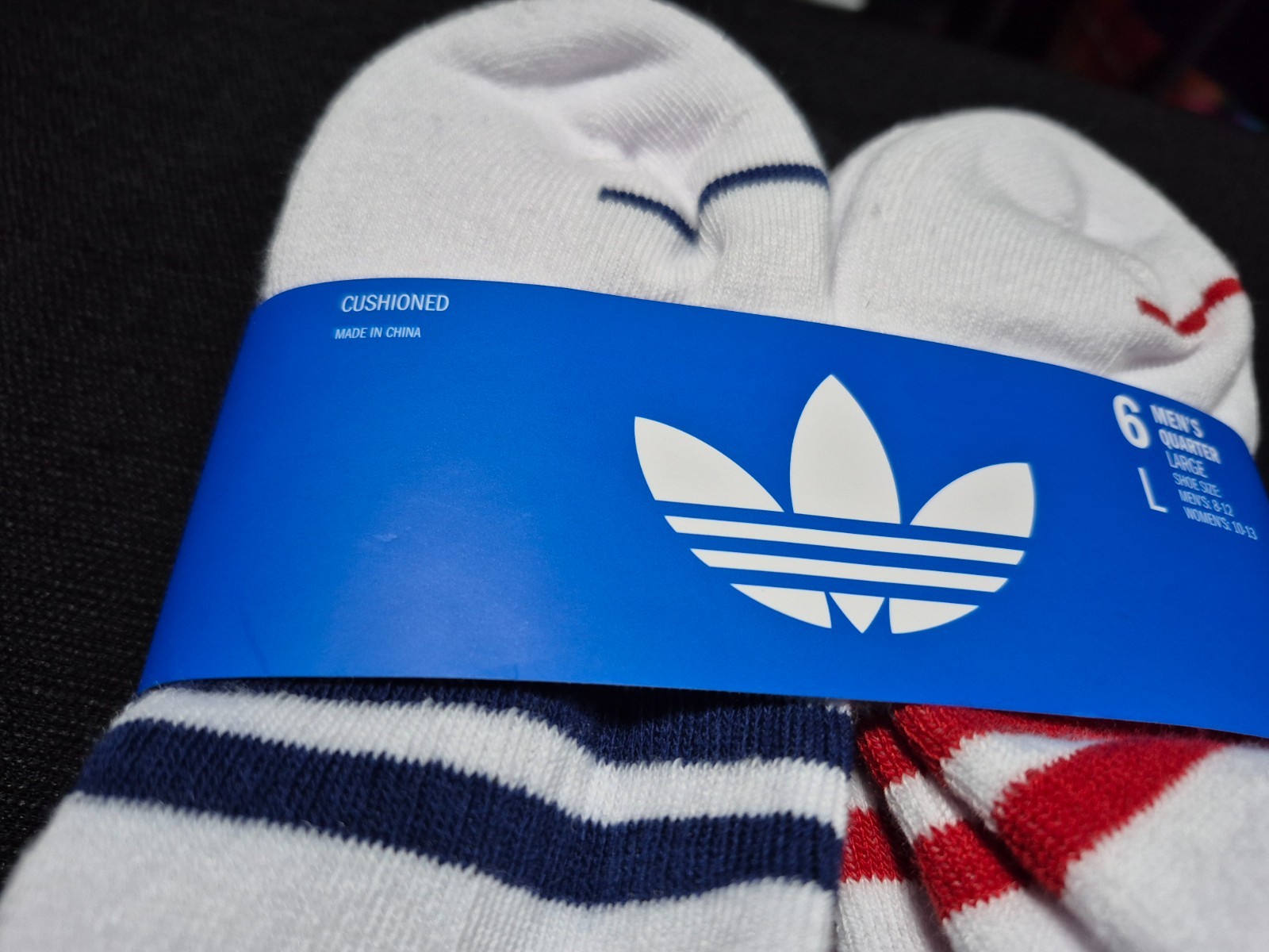 Adidas Men’s – Clima Cool Cushioned Quarter Sports 6 Prs Comfort Socks SZ 8-12