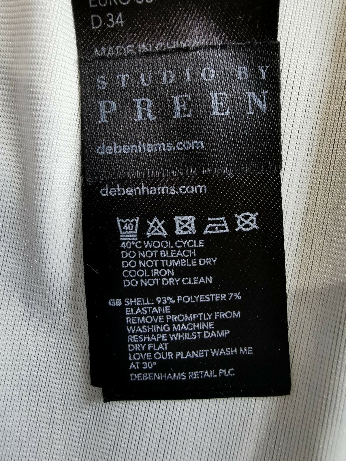 STUDIO BY PREEN Dress Velour Dress Floral Print Trendy Dress UK 6-8 BRAND NEW