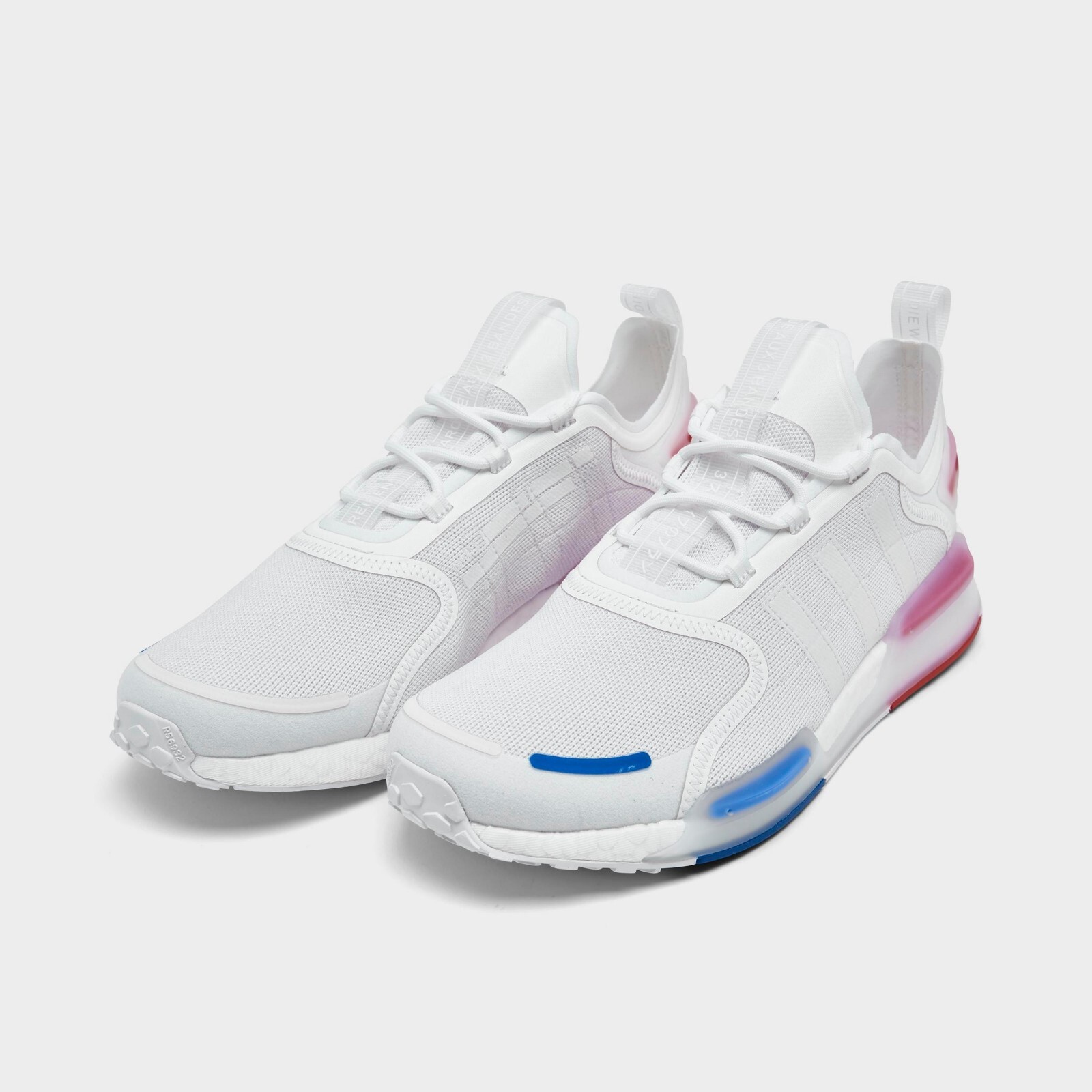 Adidas NMD R1 V3 Casual Shoes White / Blue / Red Sz 13 GX3379