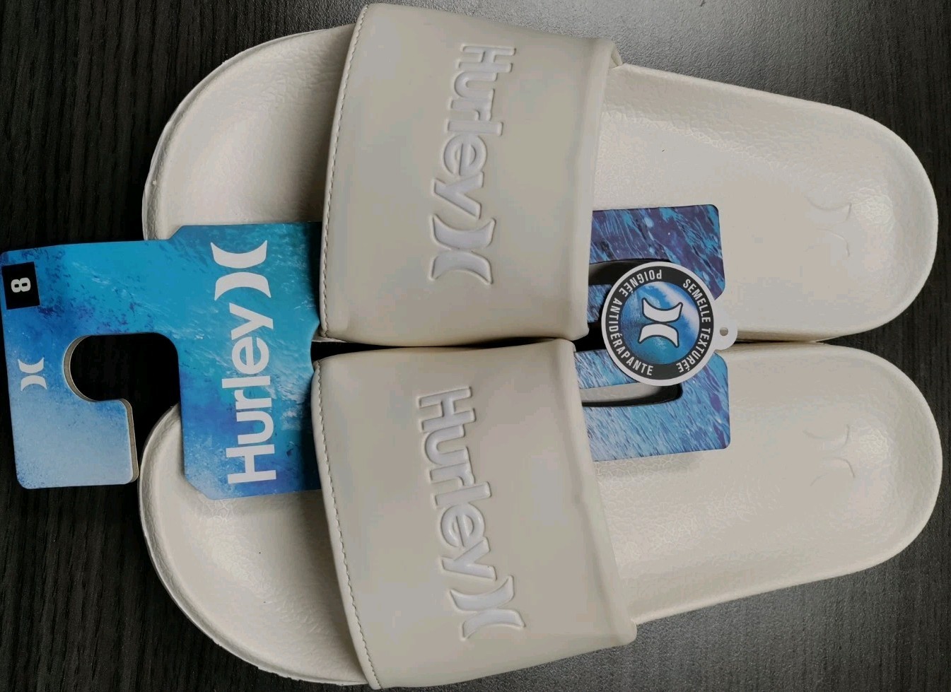 HURLEY MEN’S SANDALS TEXTURED OUTSOLE NON-SLIP GRIP ” IT DOESN’T COME IN A BOX”