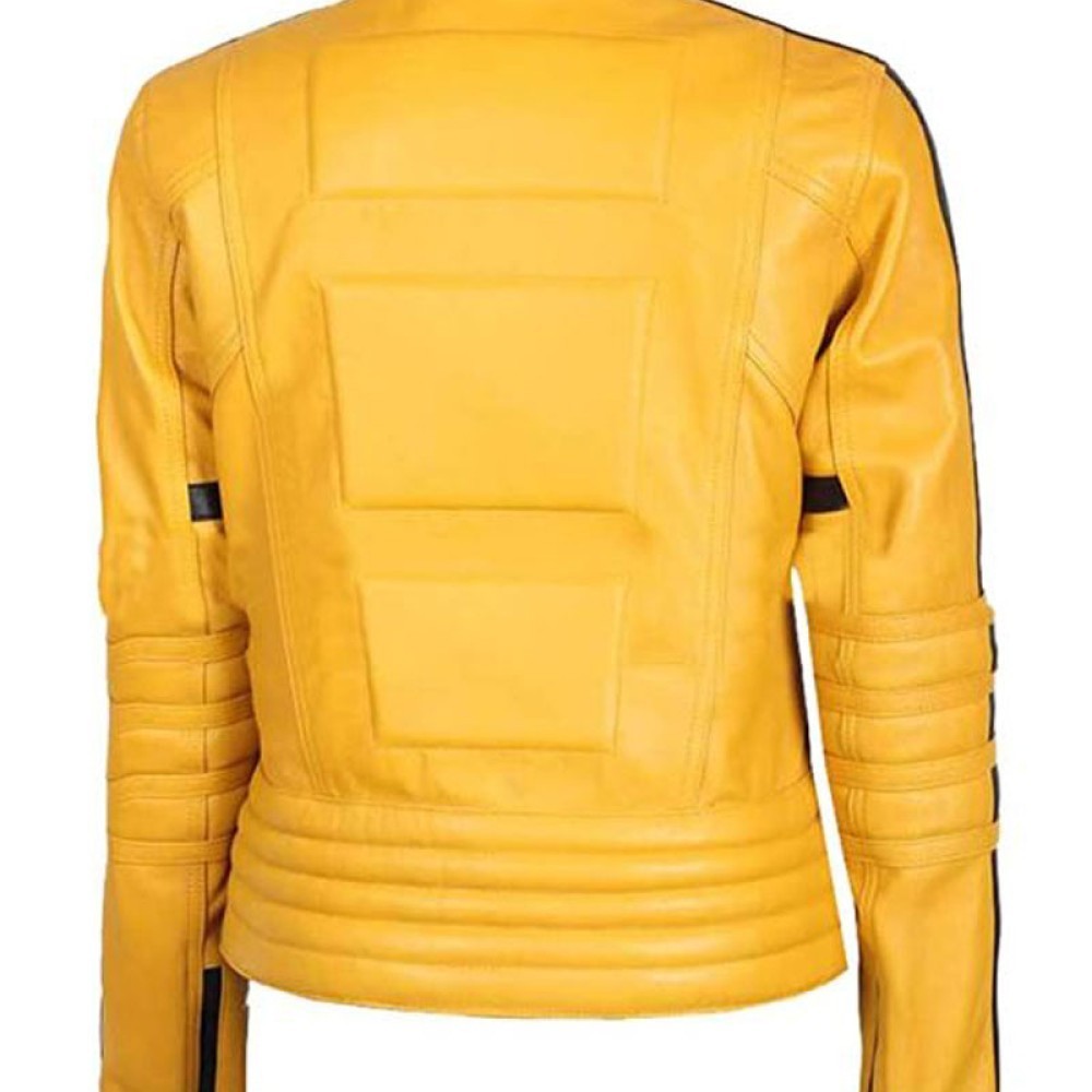 Women’s The Bride Kill BIll Uma Inspired 100% Genuine Leather Jacket- All Sizes