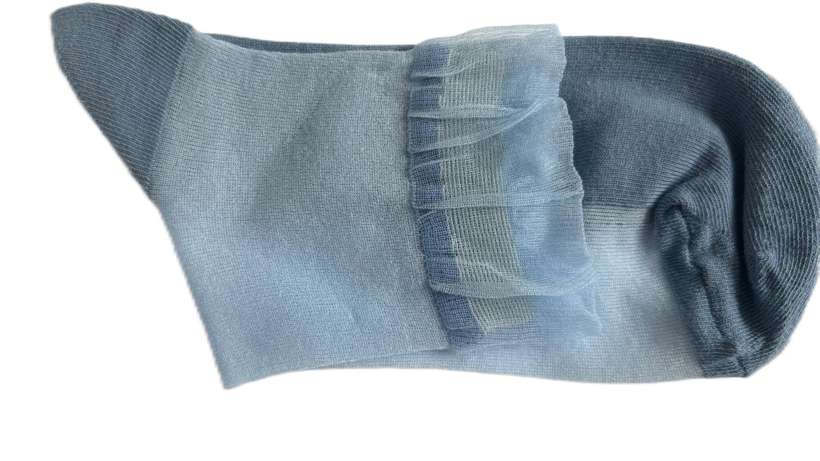 5 Pairs Women’s Frilly Ankle Socks 0, Light Gray, Black, Green, Khaki, Blue