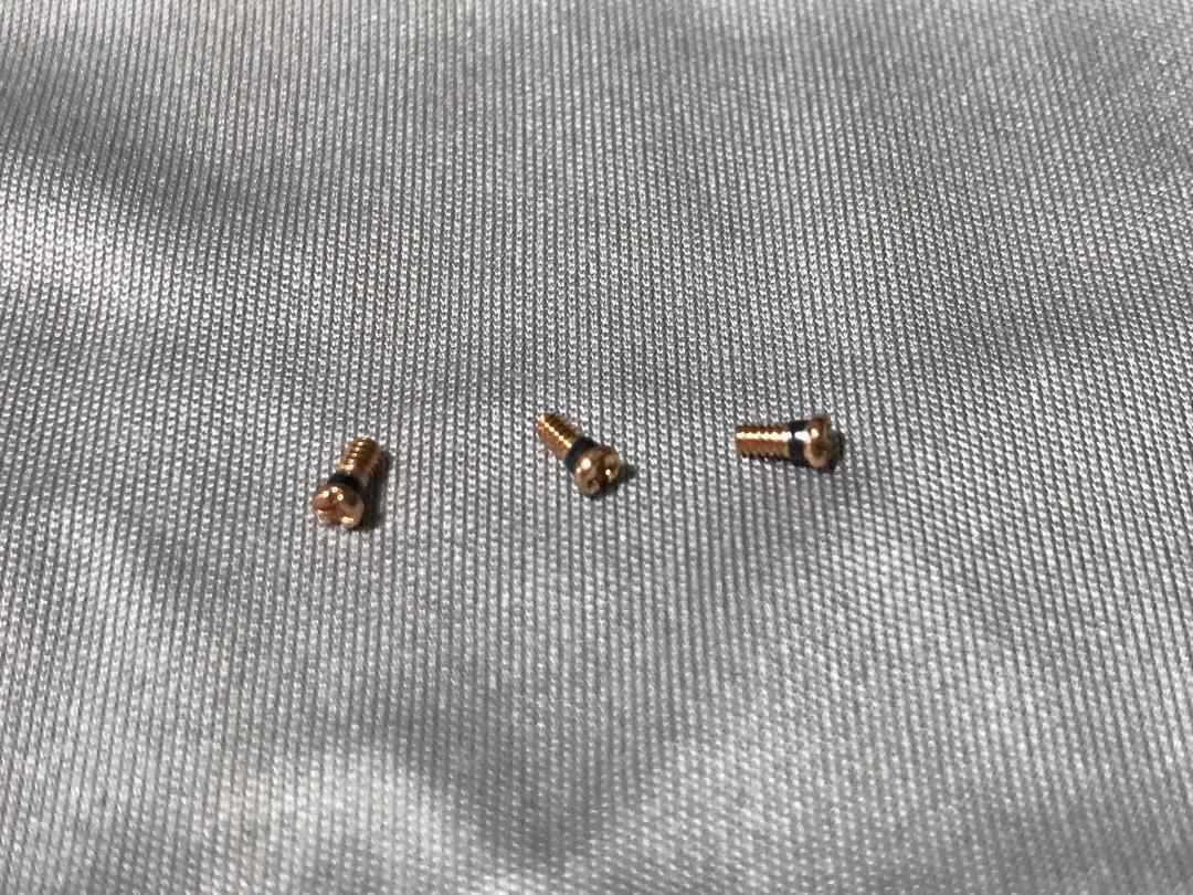 LUXOTTICA RAY BAN SCREWS for RB3025 3581 3447 3293 1971 AVIATOR for barrel hinge