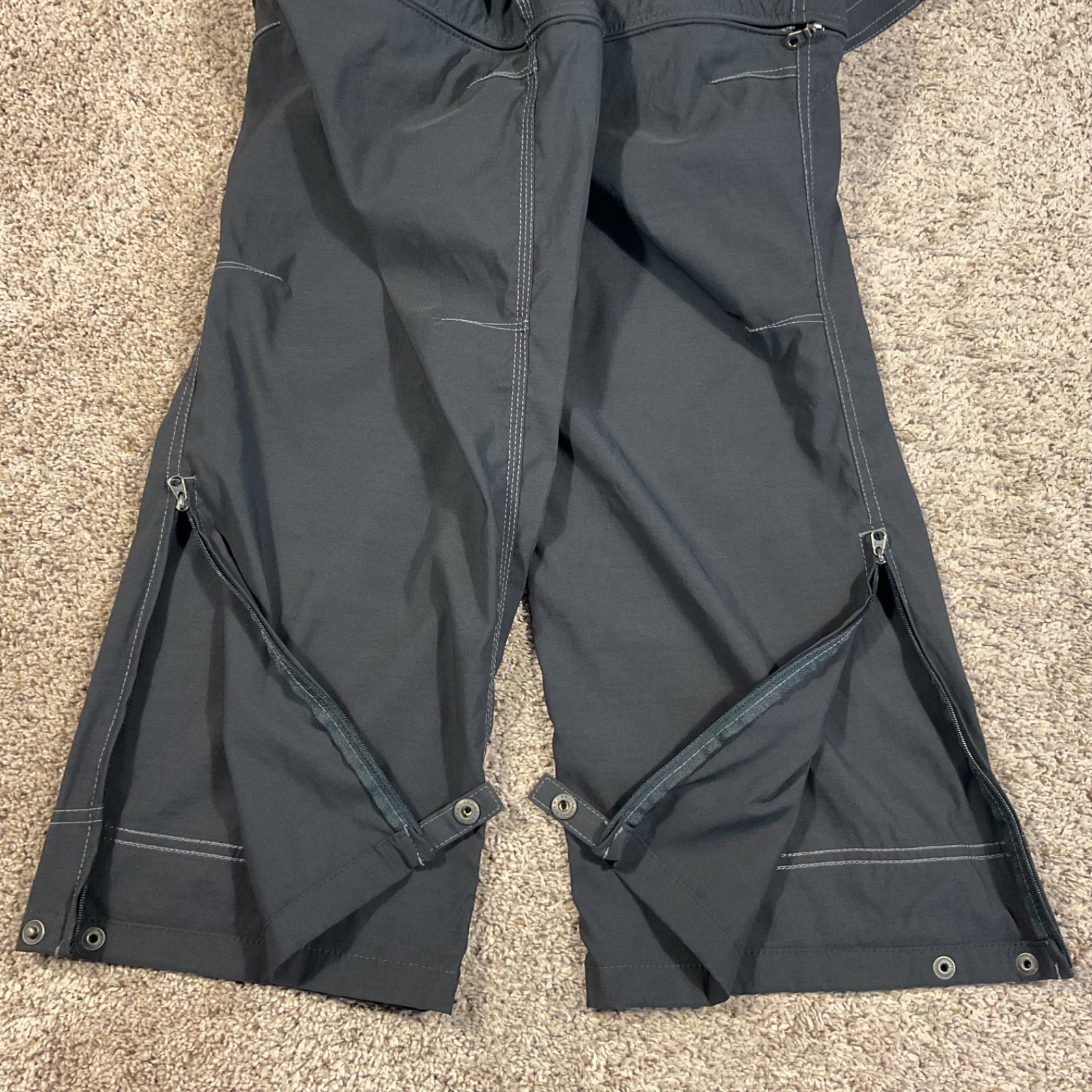 KUHL Renegade Convertible Stealth Cargo Pants Mens 38×30 Black