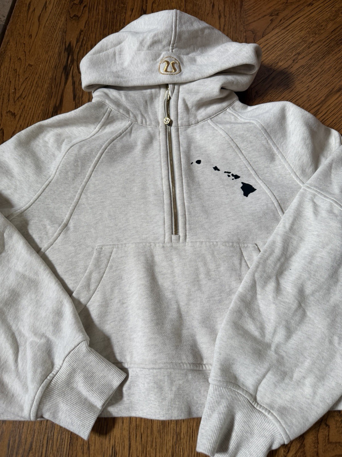 Lululemon Hawaii Scuba Oversized Half Zip Hoodie Hawaii Exclusive M/L Rare HTF