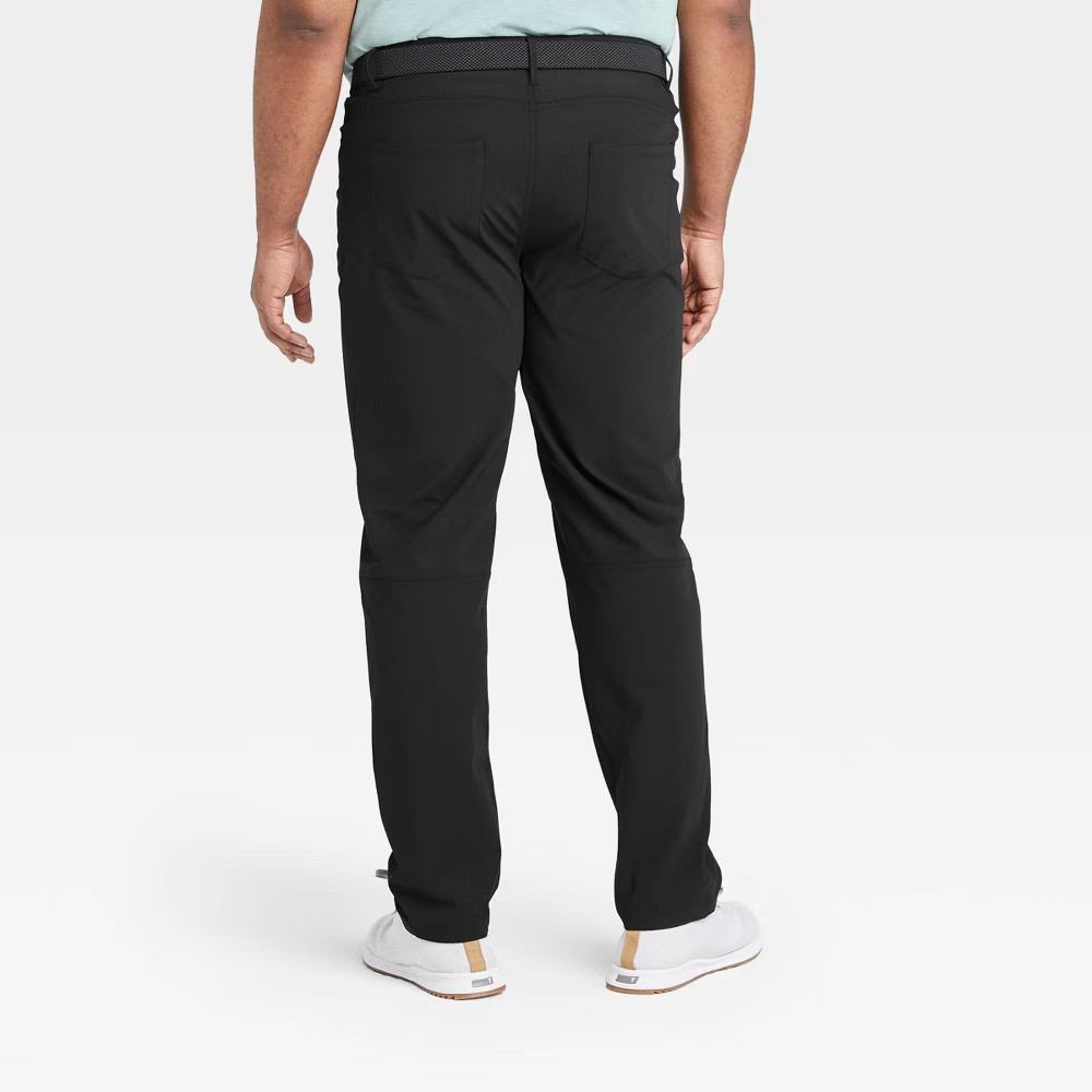Men Golf Pants – All In Motion Black 30×30