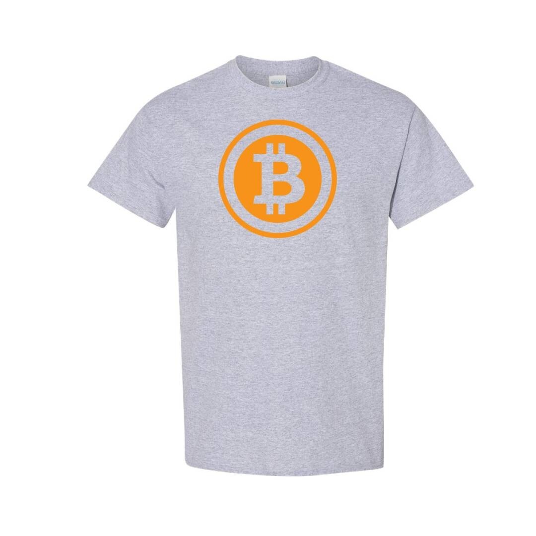 Bitcoin Logo Crypto Symbol Tshirt Cryptocurrency Tee Print DTF T-Shirt S/5XL