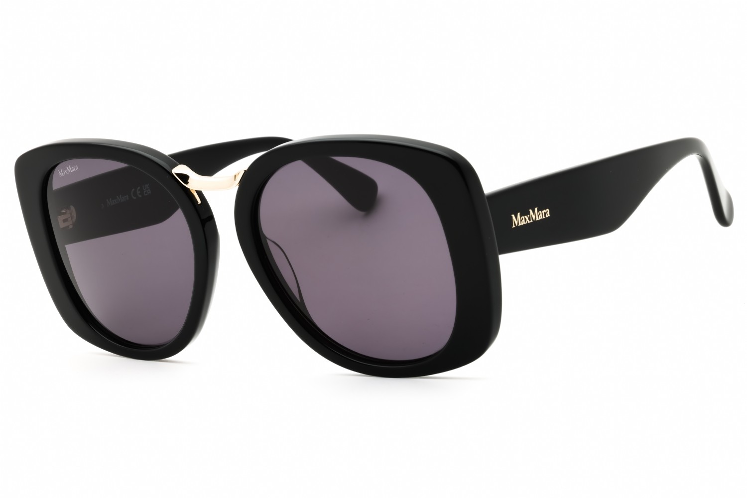 MAX MARA MM092-01A-55 Sunglasses Frame Size 55mm 140mm 18mm BLACK Women