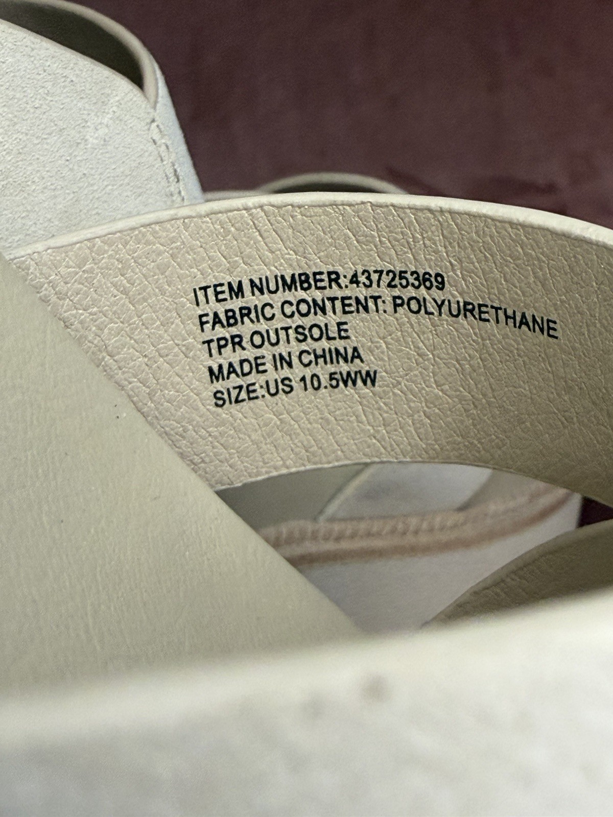 Torrid Beige Strap Platform Plus Sandal Sz 10.5 Extra Wide- WW-Cushioned
