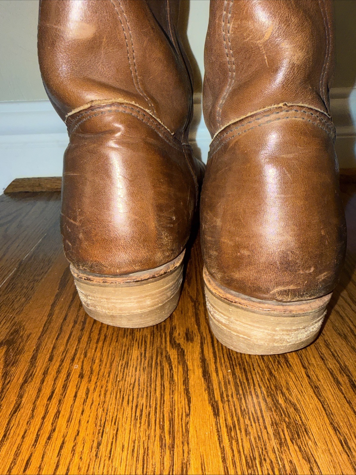 Redwing Leather Boots 1155 Pecos Size 13 D Made IN USA Mens Cowboy