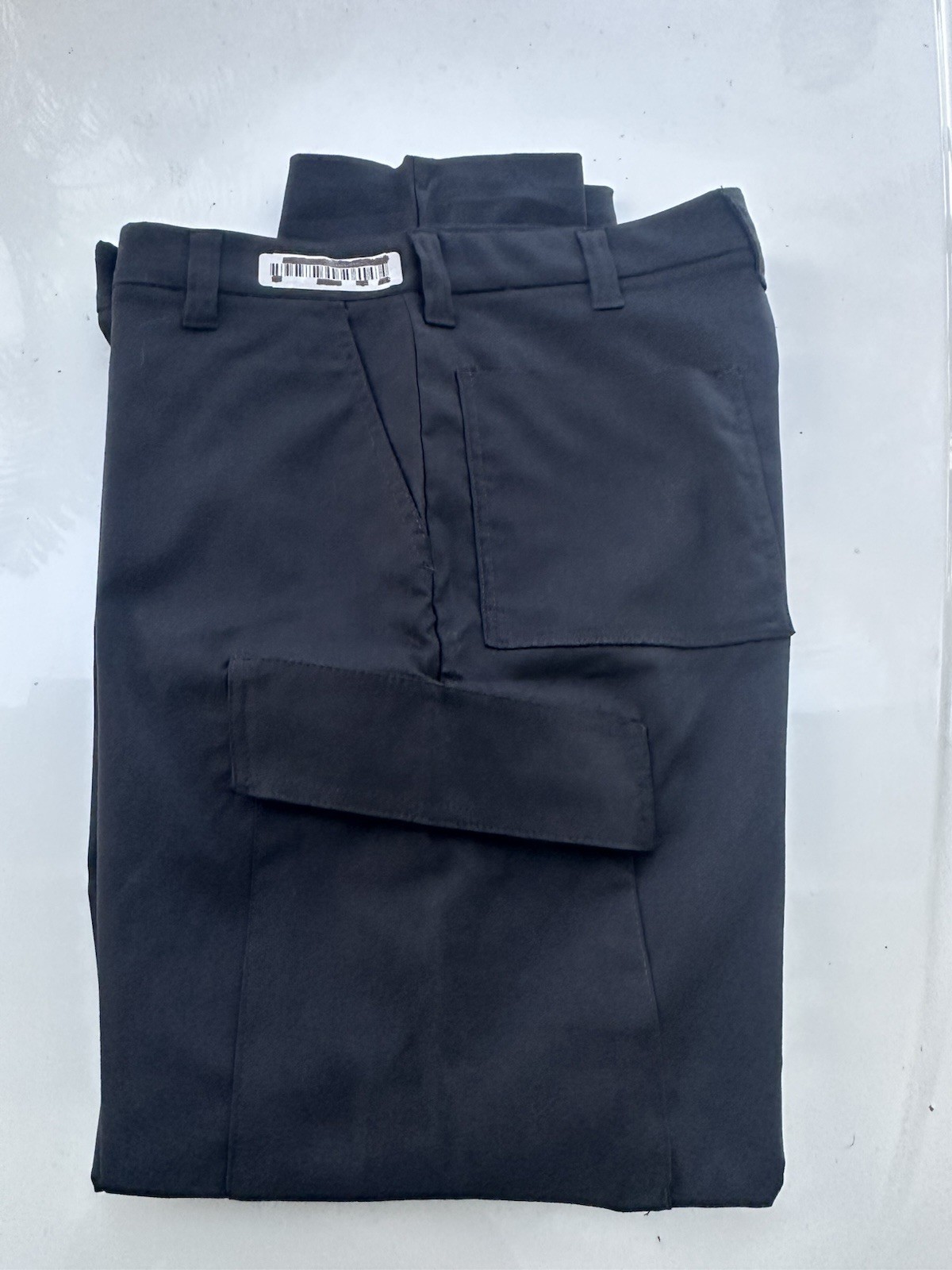 Lot Of 2 Cintas Comfort Flex PRO Cargo Work Pants Size 40×30 Black #23270-35