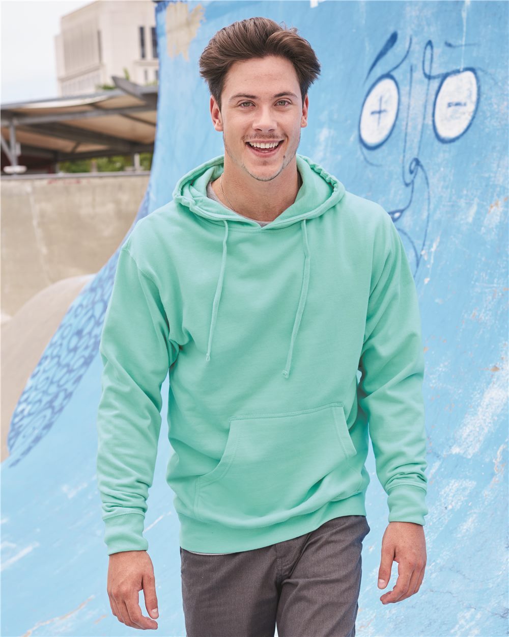 Independent Trading Co. Midweight Hooded Pullover Sweatshirt SS4500 XS-3XL