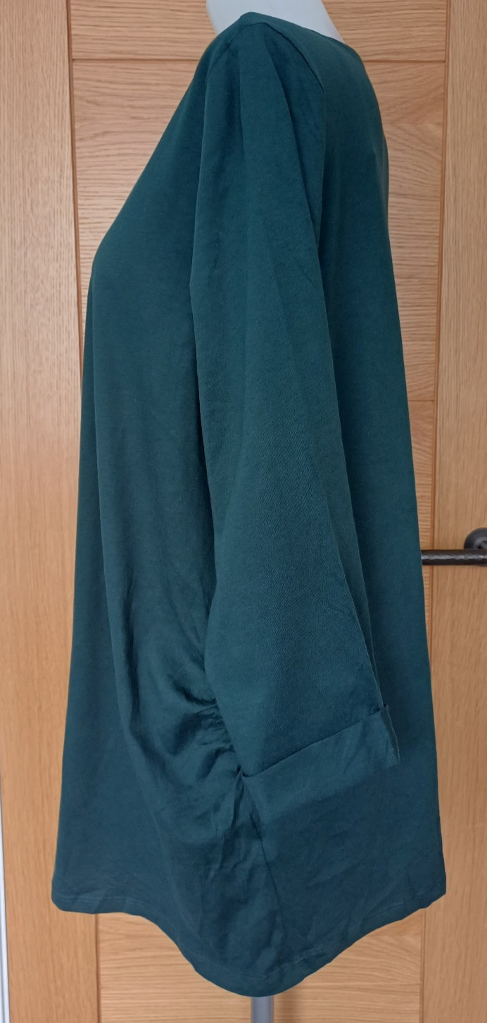New EX Store Next Size 8 20 Womens Maternity Tunic Style Top Dark Green