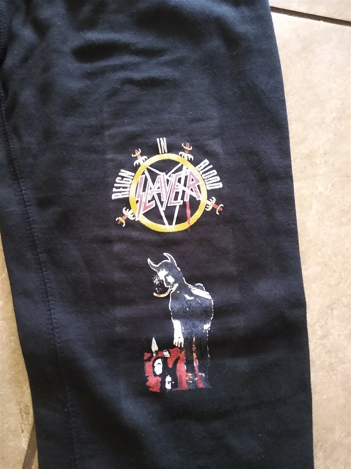 SLAYER – Reign in Blood Joggers/Zipper Pant ~Never Worn~ L XL XXL XXXL