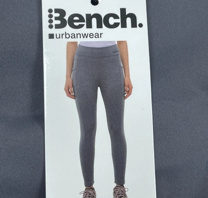 Bench Urbanwear Women’s Lined Leggings, Dark Gray, Size XXL