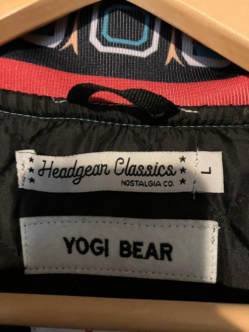 HEADGEAR YOGI BEAR VANCOUVER MEN’S SATIN JACKET (Size Large)