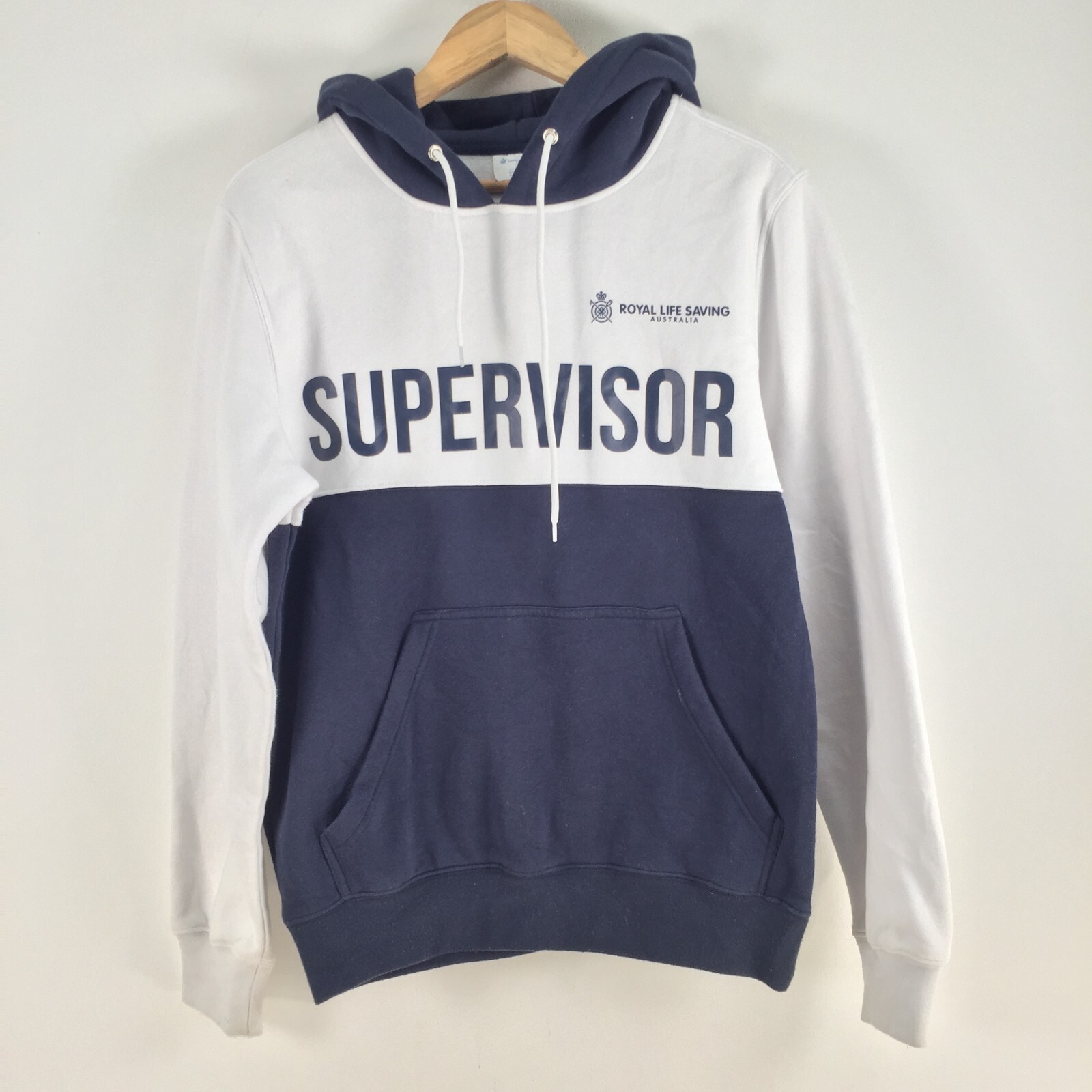 Royal Life saving Australia surf mens jumper supervisor size S hooded 084692