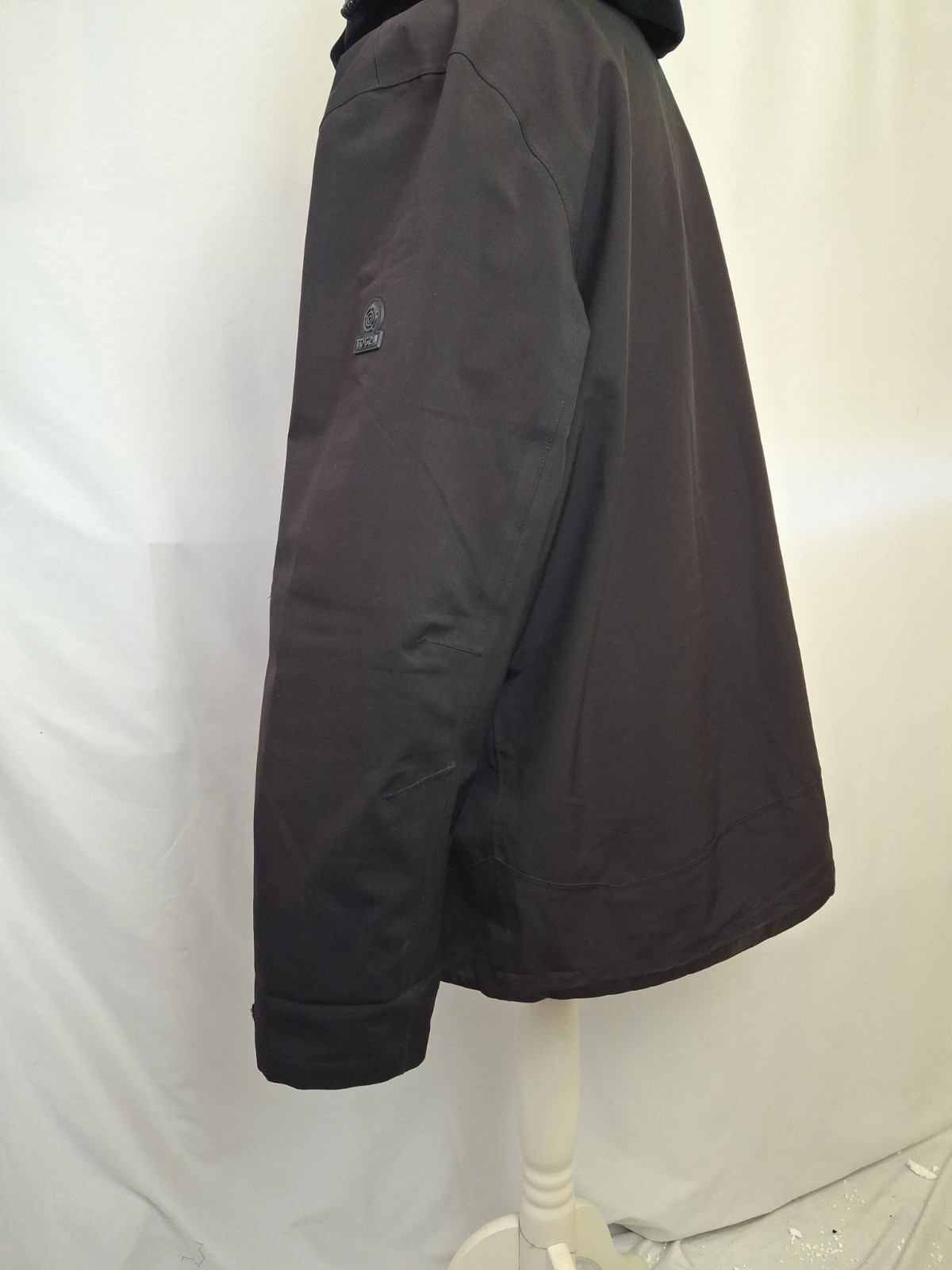TOG24 Denton Men’s Waterproof 3-in-1 Hooded Jacket in black Size XL E5261