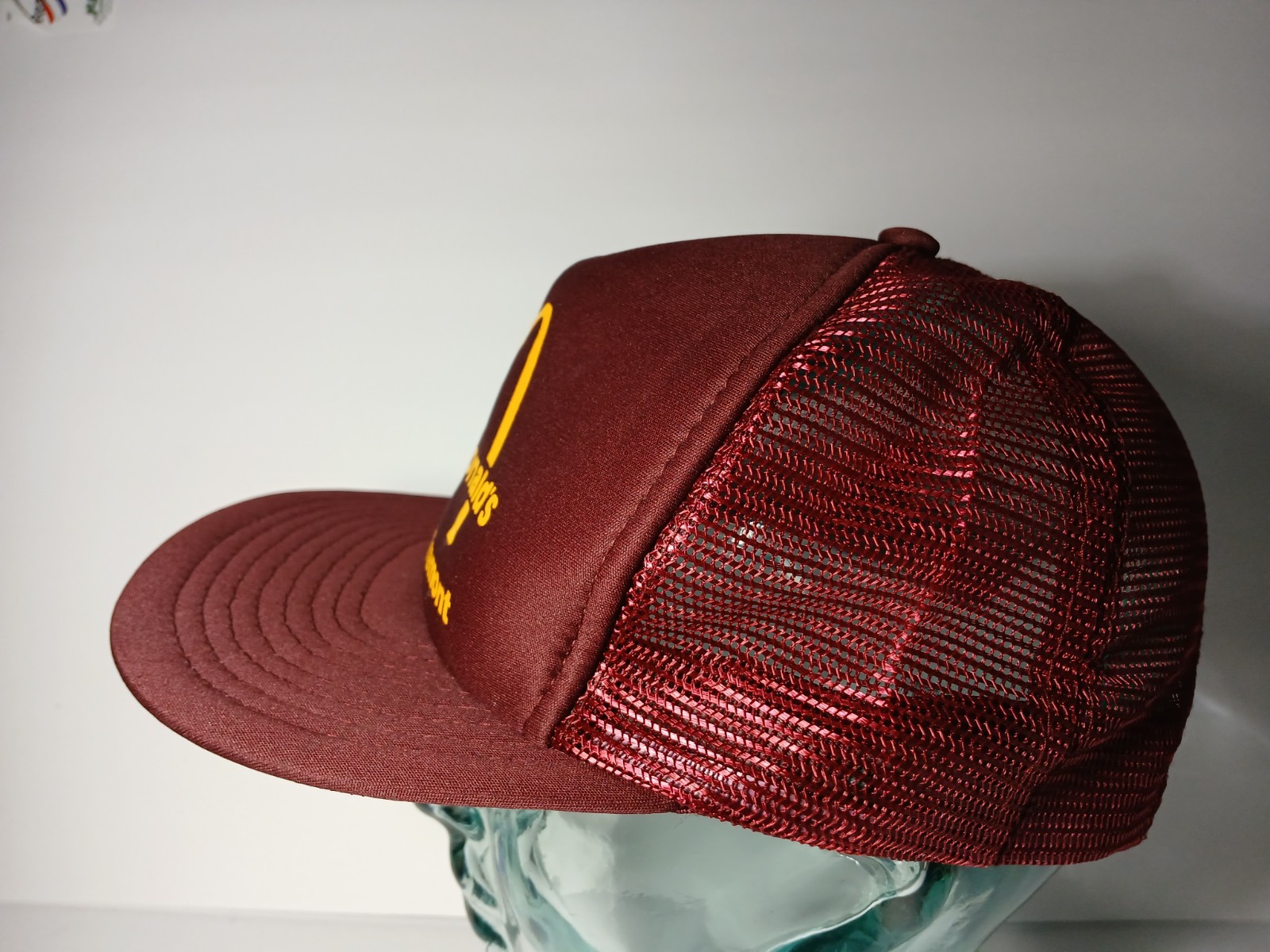 1980s Old Vintage McDonald’s SNAPBACK TRUCKER HAT CAP Wagy’s Tremont AS IS