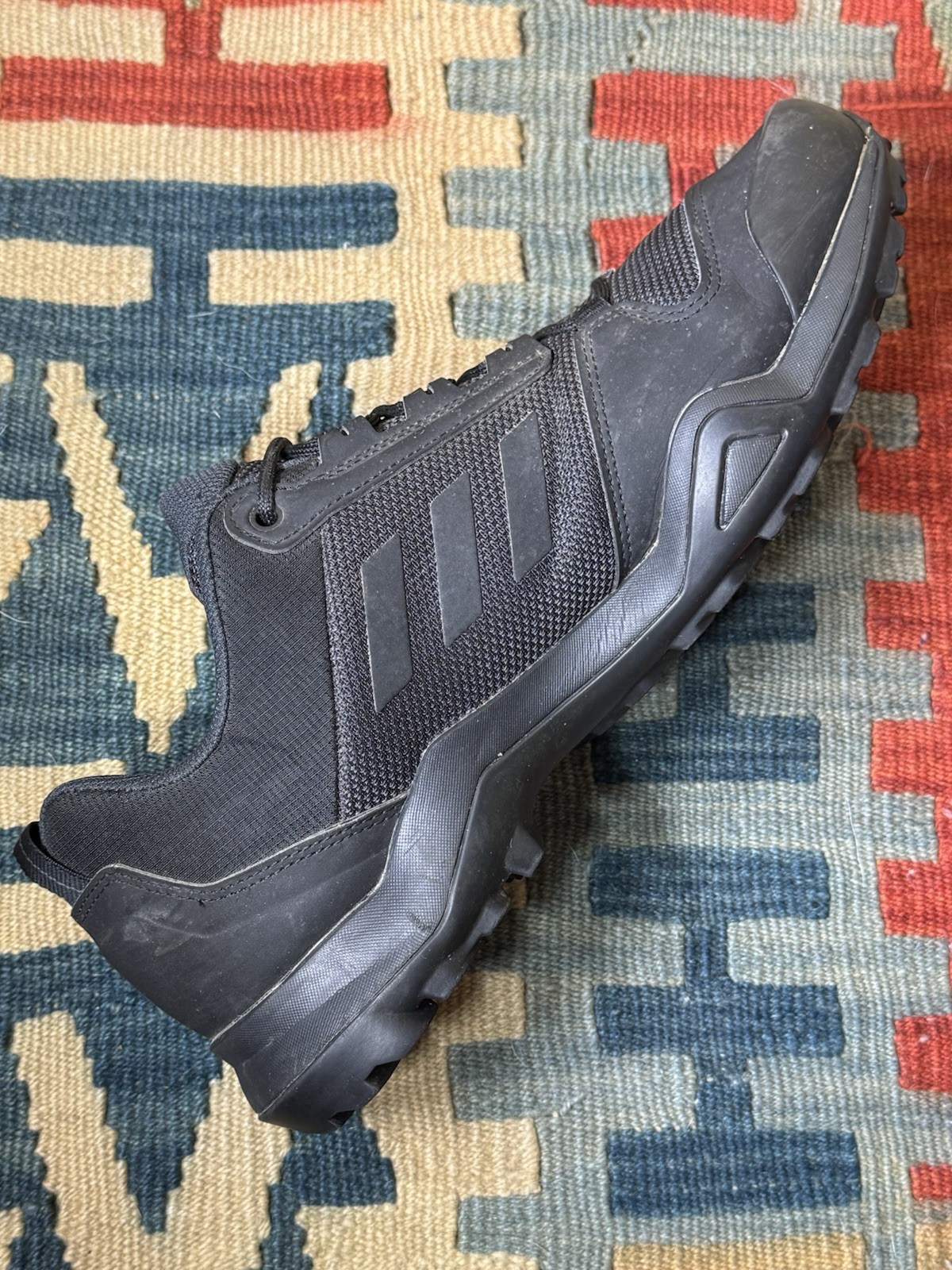 adidas TERREX AX3 ‘Triple Black’ Men’s Size 10.5 BC0524 Hiking Shoes