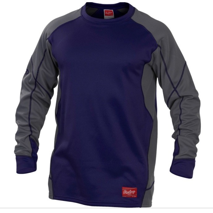 Rawlings Performance Fleece Pullover Mens Medium Purple NWT UDFP4-PU-89 Athletic