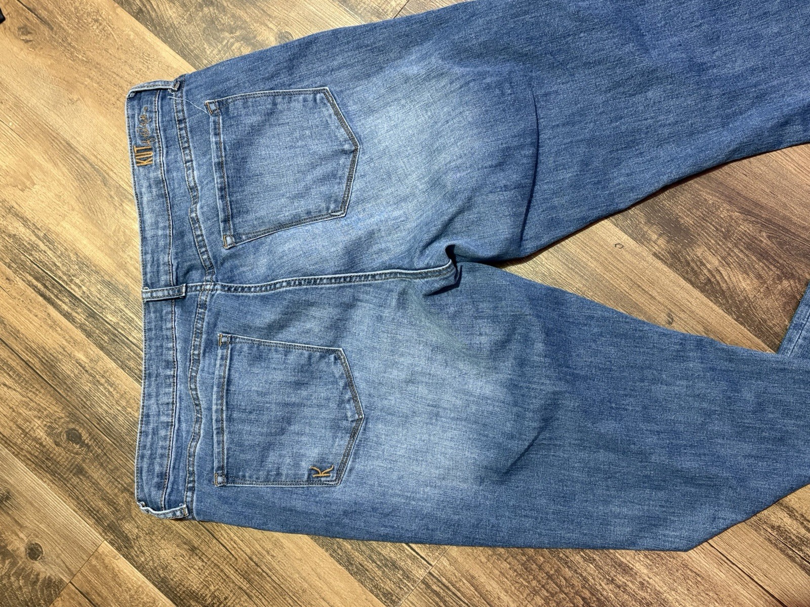 Kut From The Kloth Carrie Boyfriend Jeans Women Size 16 Medium Wash Straight Leg