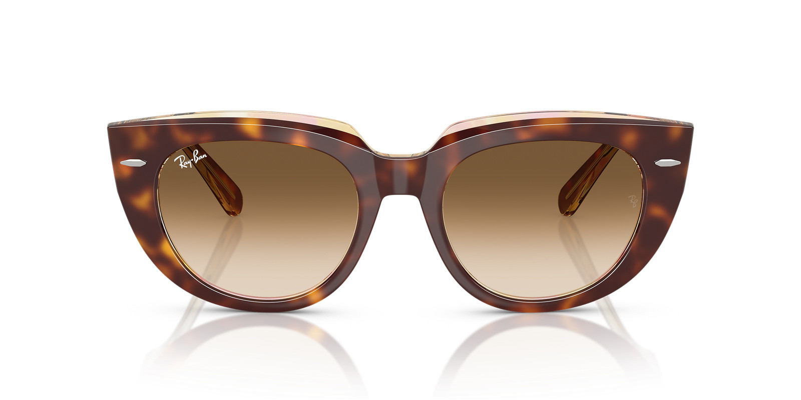 Ray-Ban Doreen Light Havana On Transp. Multi/Brown Gradient 52 mm Sunglasses