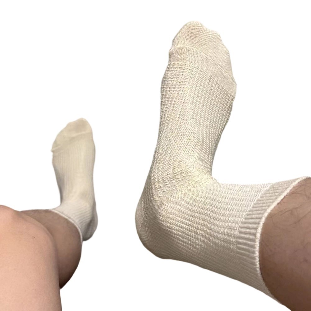 Business Dress Socks for Men Mid Calf Elastic Thermal 80% Cotton 20% Spandex