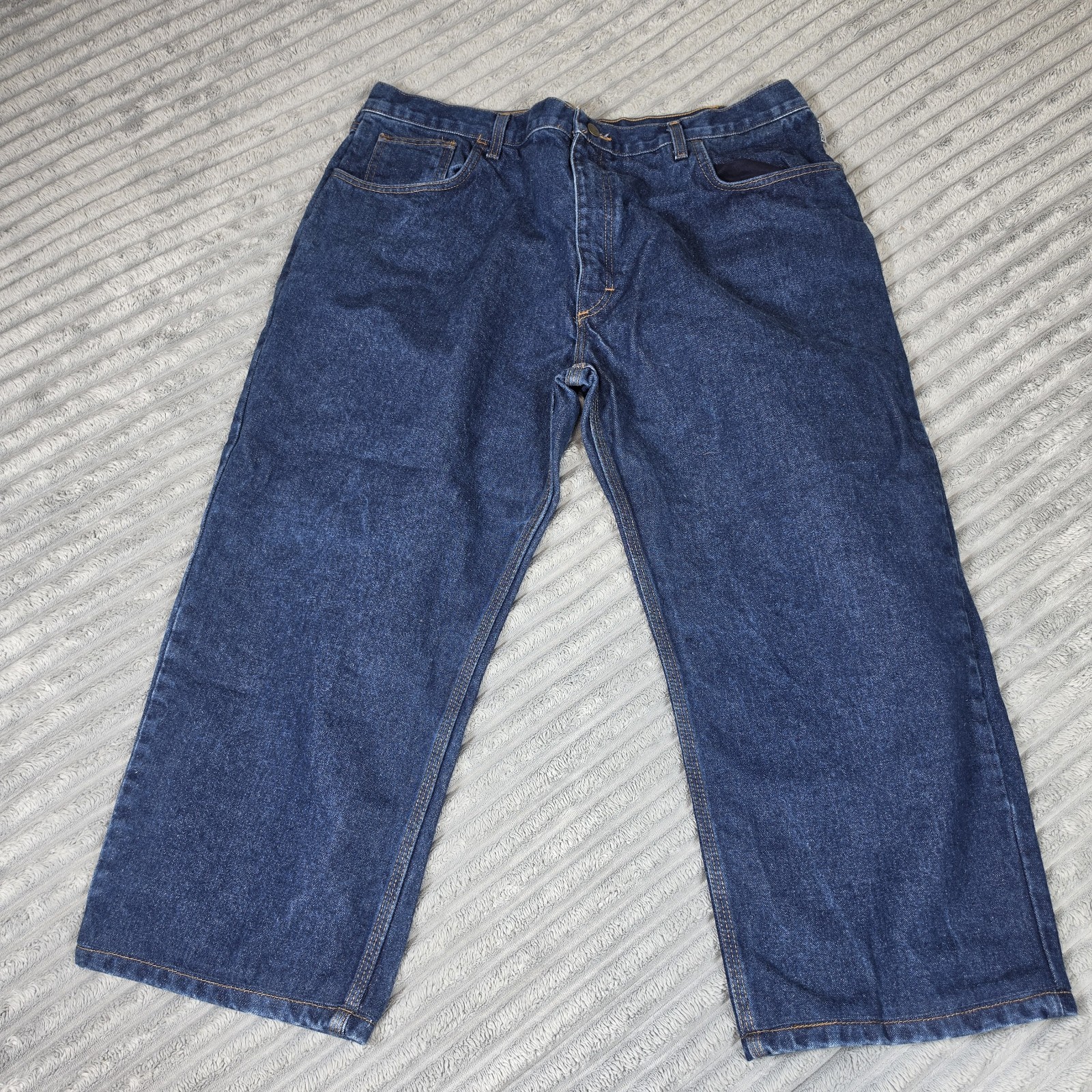 Tyndale FR Jeans Men 42×28 Blue Flame Resistant Cotton Arc F290T Denim blue