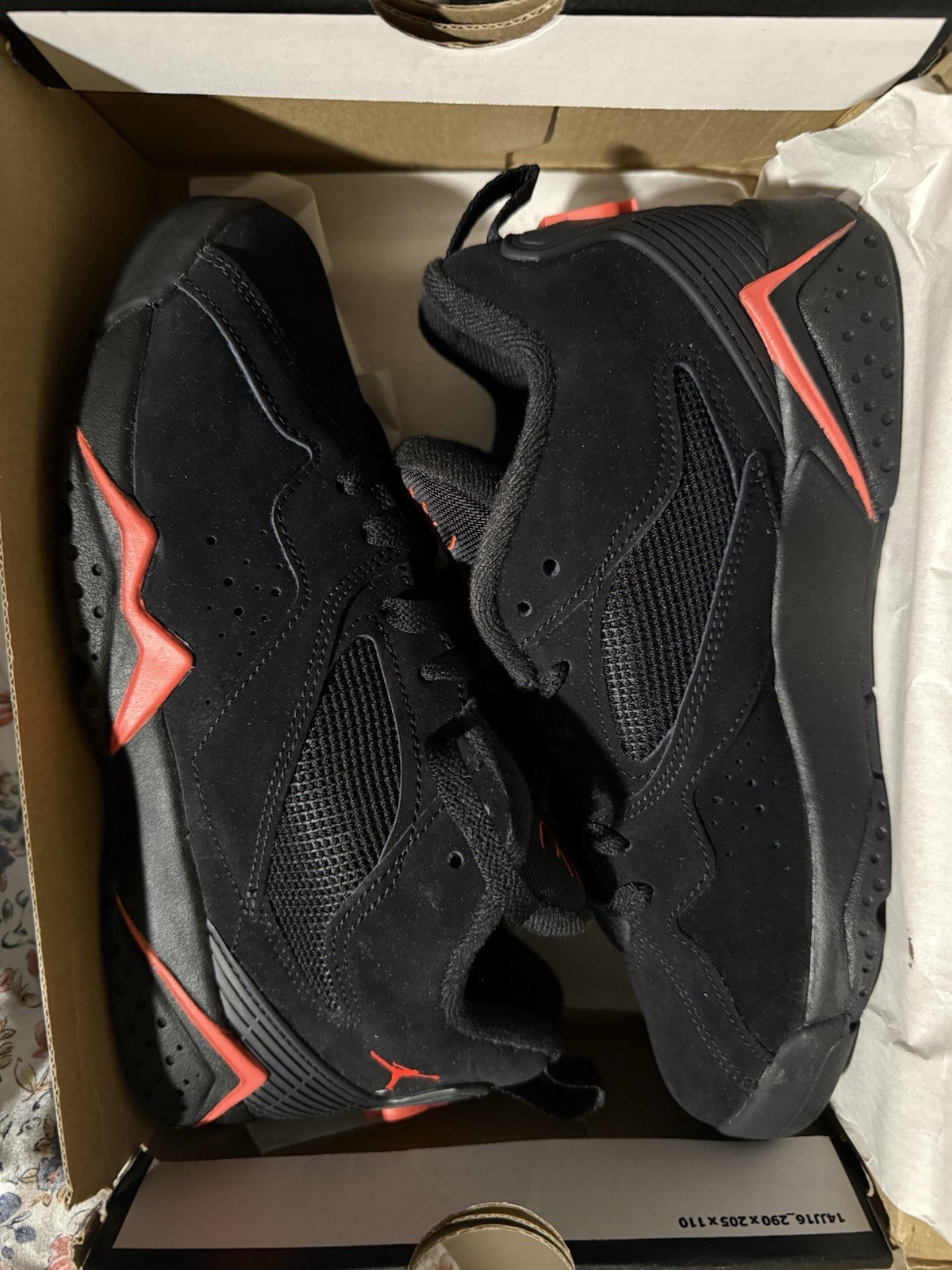 Jordan MVP 92 (GS) Black/Infrared Red 23 Sneakers US 6.5Y HQ4427-003