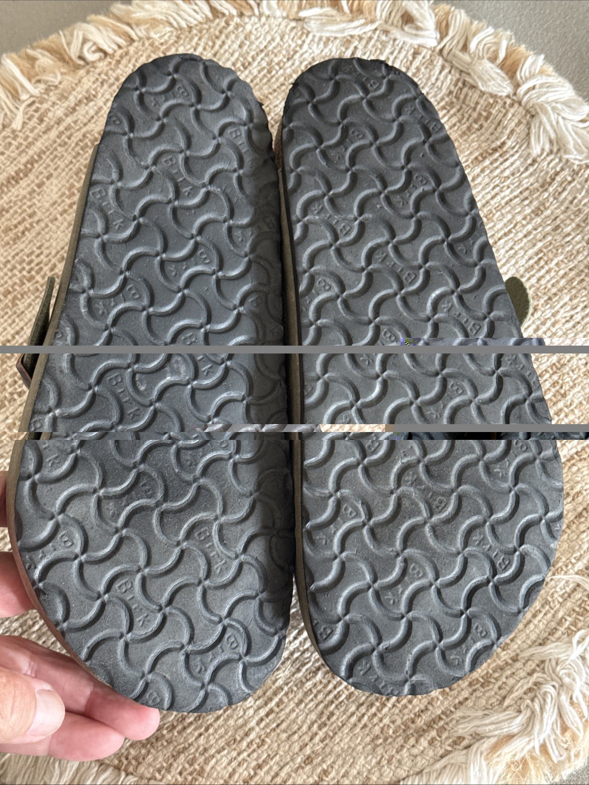 Birkenstock Boston Soft Footbed Suede Clogs Green EU 39 US W8/M6