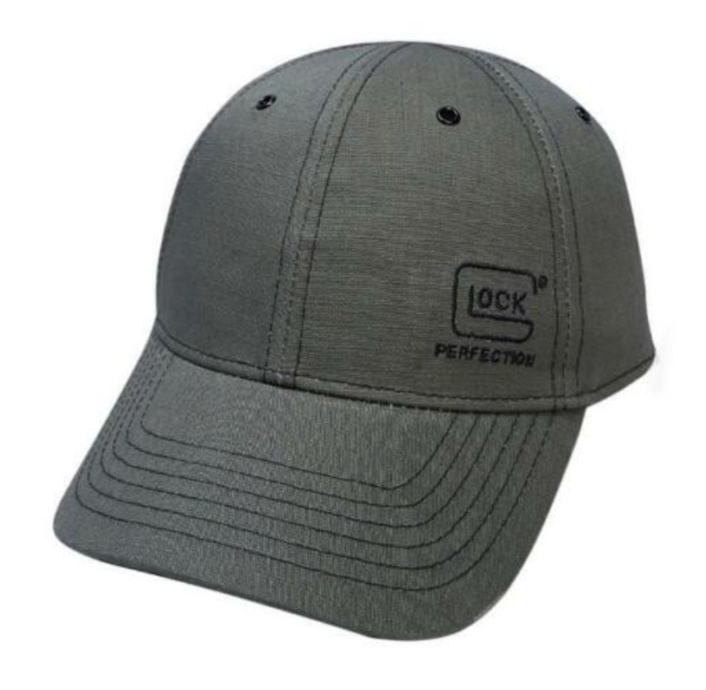 GLOCK OEM – Cotton 1986 Ripstop Hat / Cap – Hook and Loop Back – Olive # AS10079