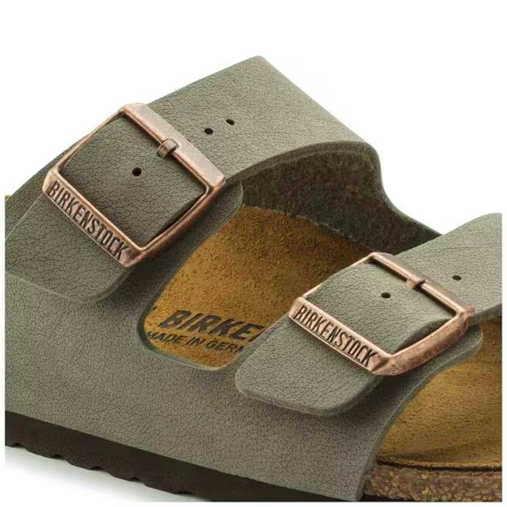 Birkenstock Arizona Birko-Flor Soft Footbed Women’s Sandals Select Size-Stone