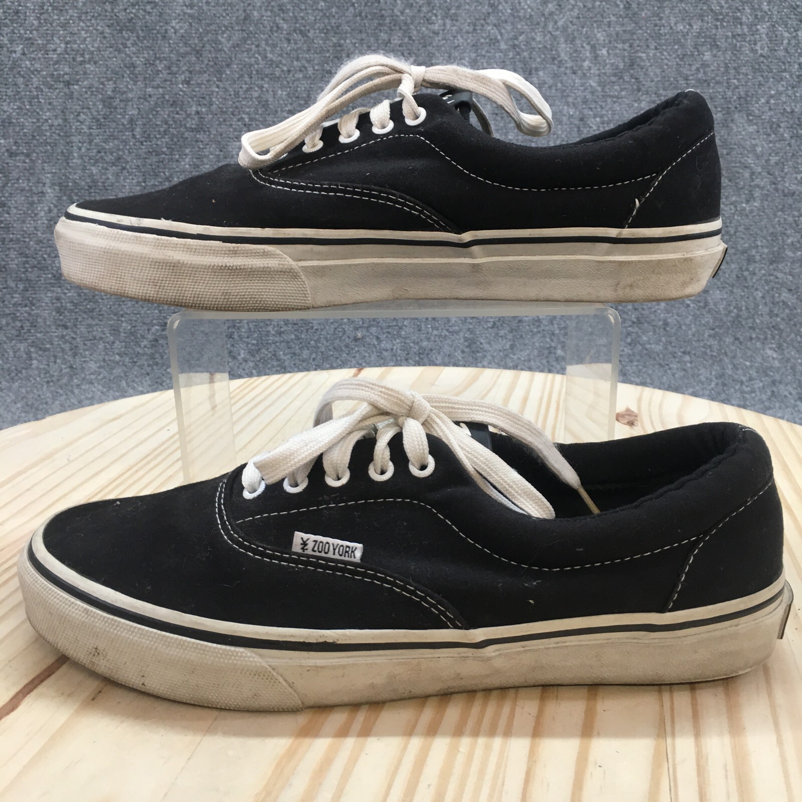 Zoo York Sneaker Mens 9.5 Black Skateboarding Lace Up Casual Comfort 42190
