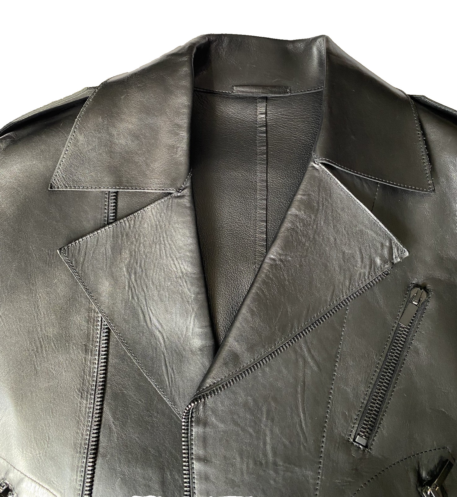 Gucci Tom Ford FW98 Runway Biker Leather Jacket — IT 46 / US 36 — Rare Archival