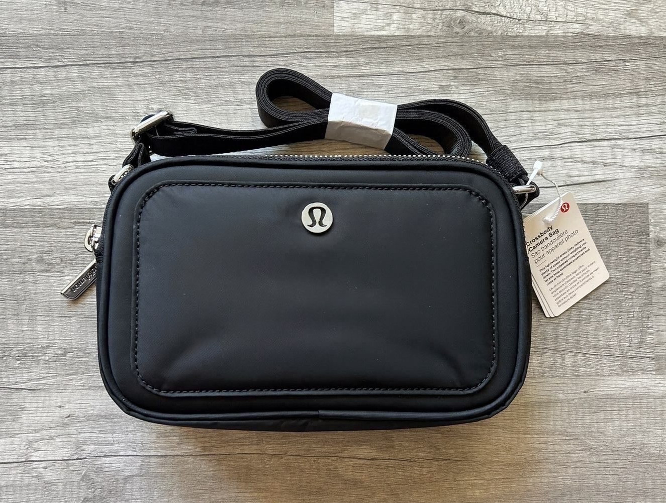 Lululemon Crossbody Camera Bag Black New With Tags 2L