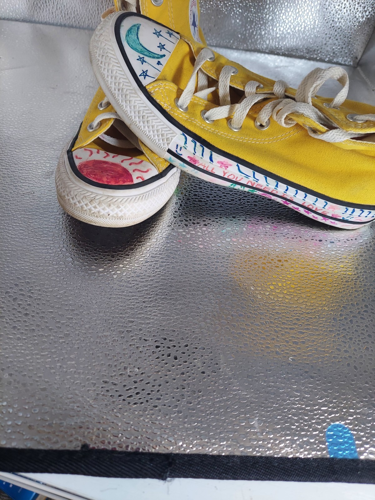 Converse Chuck Taylor All Star Custom Sneakers Yellow Women’s Size 6 Men’s 4. 2