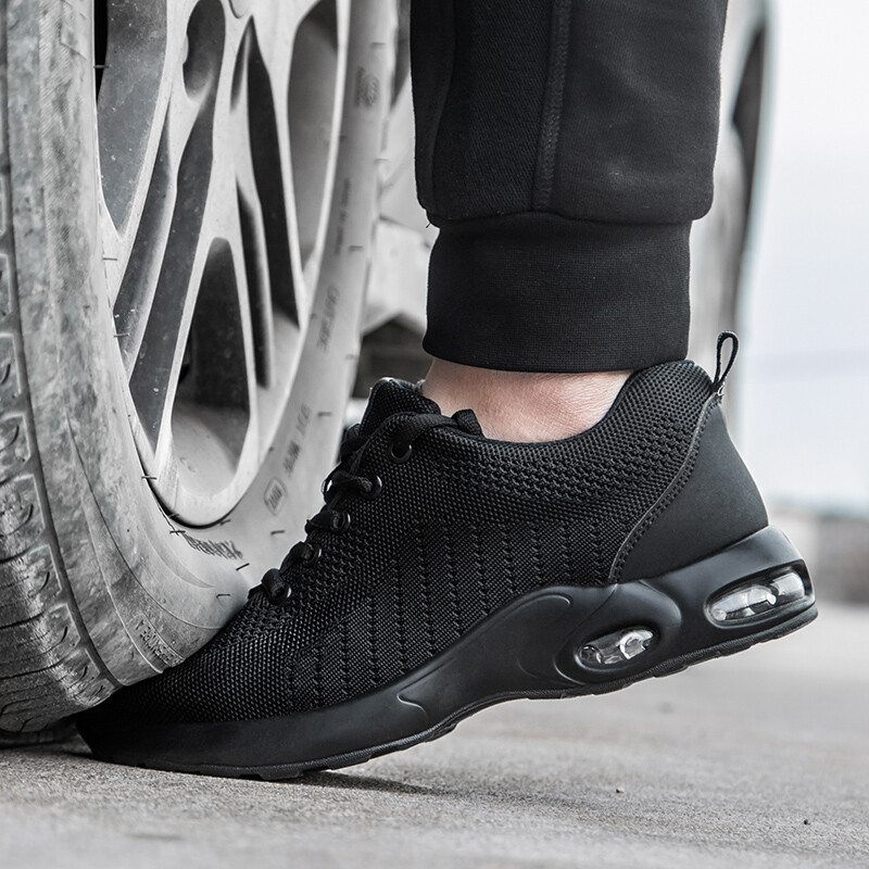 Mens mesh Sneakers Safety Shoes Work Anti shock Botas De Trabajo Para Hombre