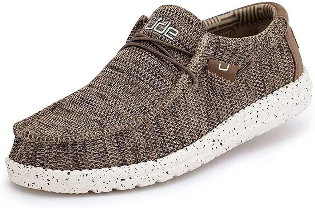 Brand New Original Hey Dude Men’s Wally Sox Loafer – Brown – FREE SHIPPING
