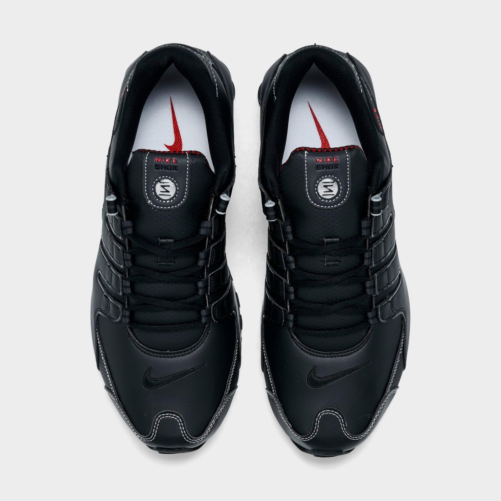 Nike Shox NZ Running Shoes Black / Varsity Red Sz 8.5 378341 017