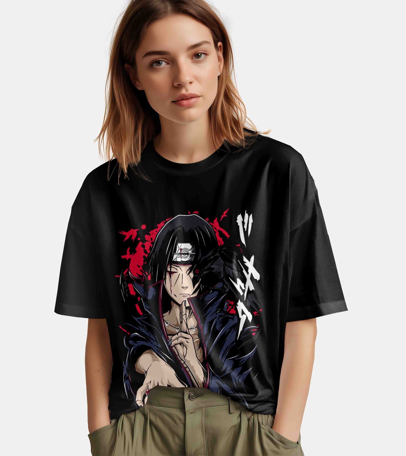 Naruto Shirt Itachi Uchiha Tshirt Sasuke T-Shirt Orochiru Anime Pain Unisex Tee