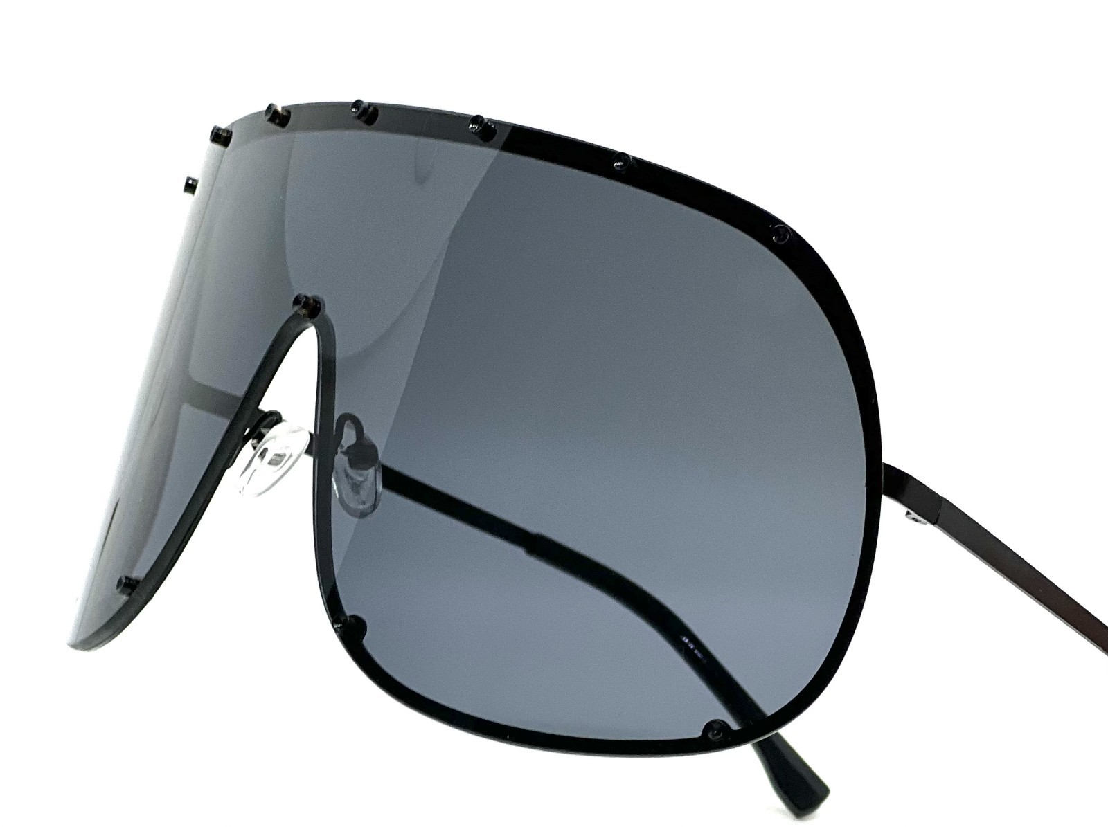 Fashion Oversized Luxury Sunglasses for Women Men One-piece Lens Frame Uv400 New