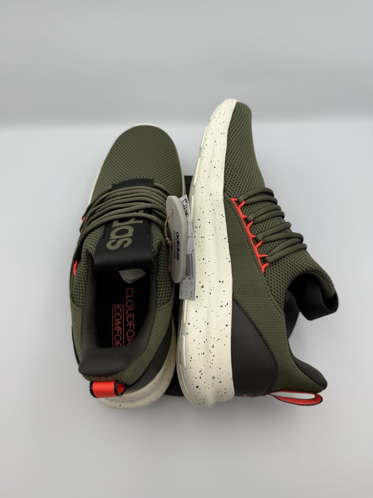 Adidas Men’s Lite Racer Adapt 7.0 Sneakers Cloud Foam Slip On IH7723 Olive Green