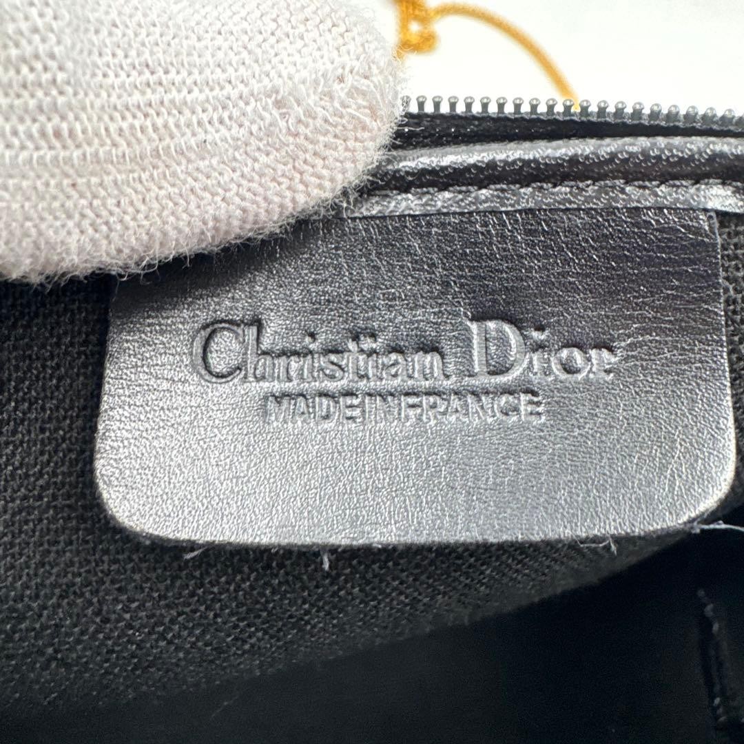 Christian Dior Bag Excellent Condition Shoulder Black Trotter