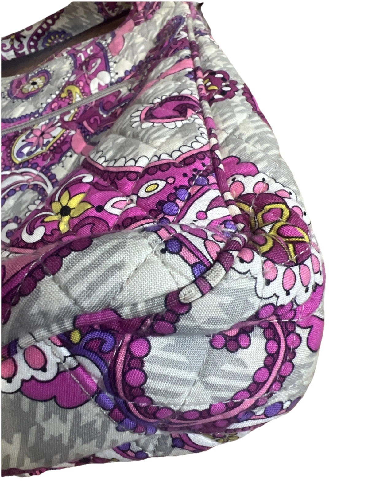 Vera bradley (2012) Mailbag Retired Plaid Meets Paisley Pattern Crossbody Y2K