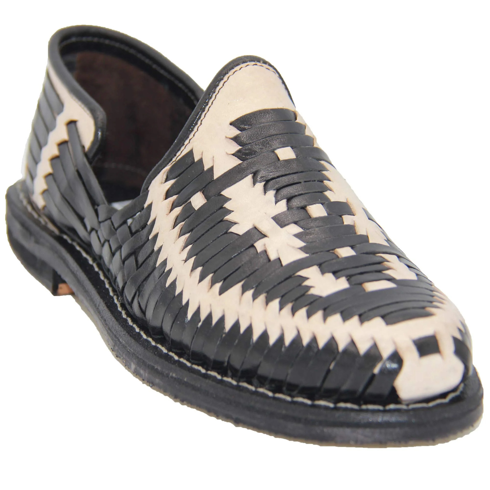 Men’s Leather Authentic Mexican Huarache Sandal Closed Toe