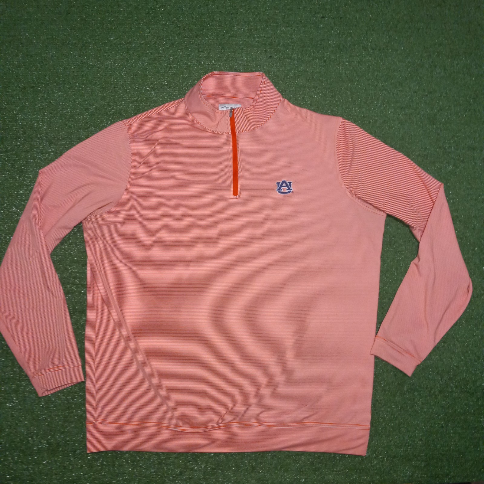 Auburn University Tigers PETER MILLAR Perth Performance 1/4 Zip Golf Mens XL
